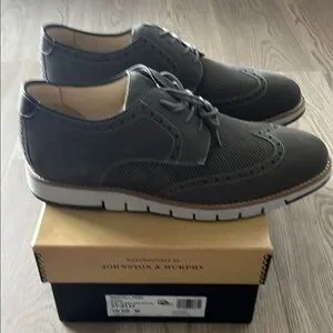 Johnston & Murphy | Shoes | Johnston Murphy Gray Oxfords  display picture 1